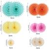 SUNBEAUTY14PCS Pastel Paper Fans Party Decoration Paper Flowers Decorations for Wall Hanging Paper Flowers Floral Backdrop Flower Garland for Birthday Baby Shower Spring Decor Classroom Decorations(Colorful)