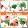 SUNBEAUTY14PCS Pastel Paper Fans Party Decoration Paper Flowers Decorations for Wall Hanging Paper Flowers Floral Backdrop Flower Garland for Birthday Baby Shower Spring Decor Classroom Decorations(Mini multicolor-15)
