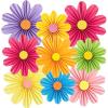 SUNBEAUTY Hanging Paper Fans Colorful Daisy Party Decoration Set Paper Flower Decorations for Wall Paper Fans Reusable Flower Wall Decor for Birthday Fiesta Mexican Party Babyshower Mothers Day(Carnival Set)