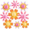 SUNBEAUTY Hanging Paper Fans Colorful Daisy Party Decoration Set Paper Flower Decorations for Wall Paper Fans Reusable Flower Wall Decor for Birthday Fiesta Mexican Party Babyshower Mothers Day(Flower)