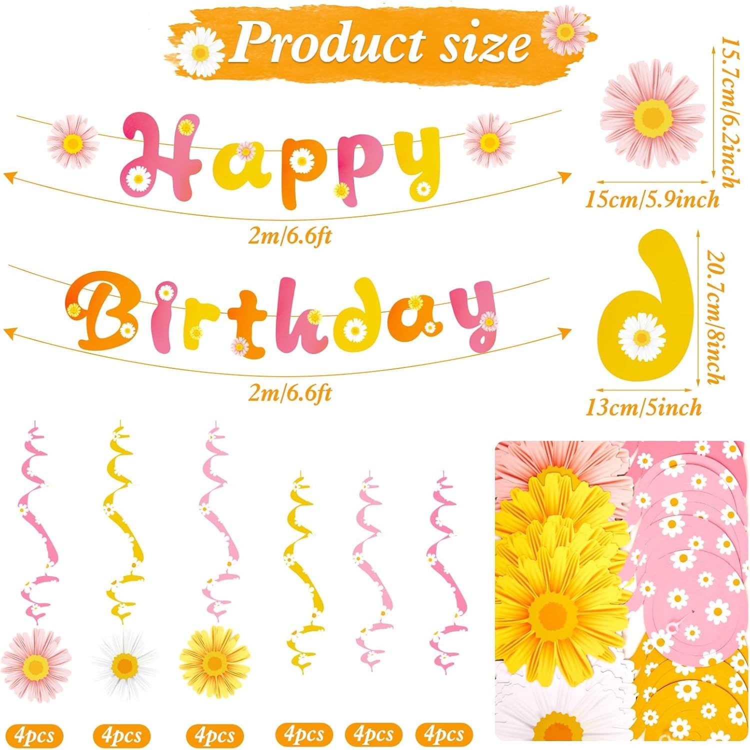 image:imageBack to School Decoration School Bus Banner Apple Pencil Hanging Honeycomb Decorations Welcome Back to School Classroom Kindergarten Teacher Appreciation First Day of School Bulletin Board SuppliesDaisy