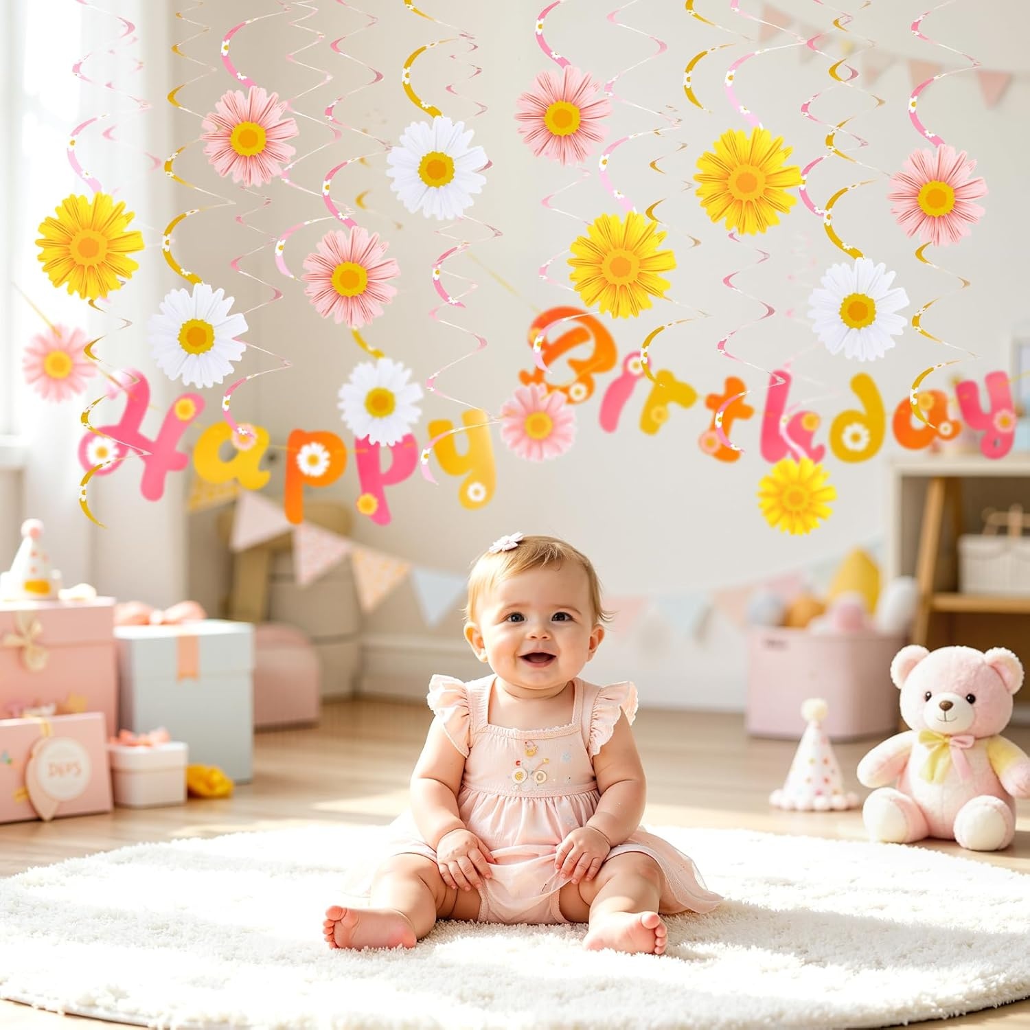 image:imageBack to School Decoration School Bus Banner Apple Pencil Hanging Honeycomb Decorations Welcome Back to School Classroom Kindergarten Teacher Appreciation First Day of School Bulletin Board SuppliesDaisy