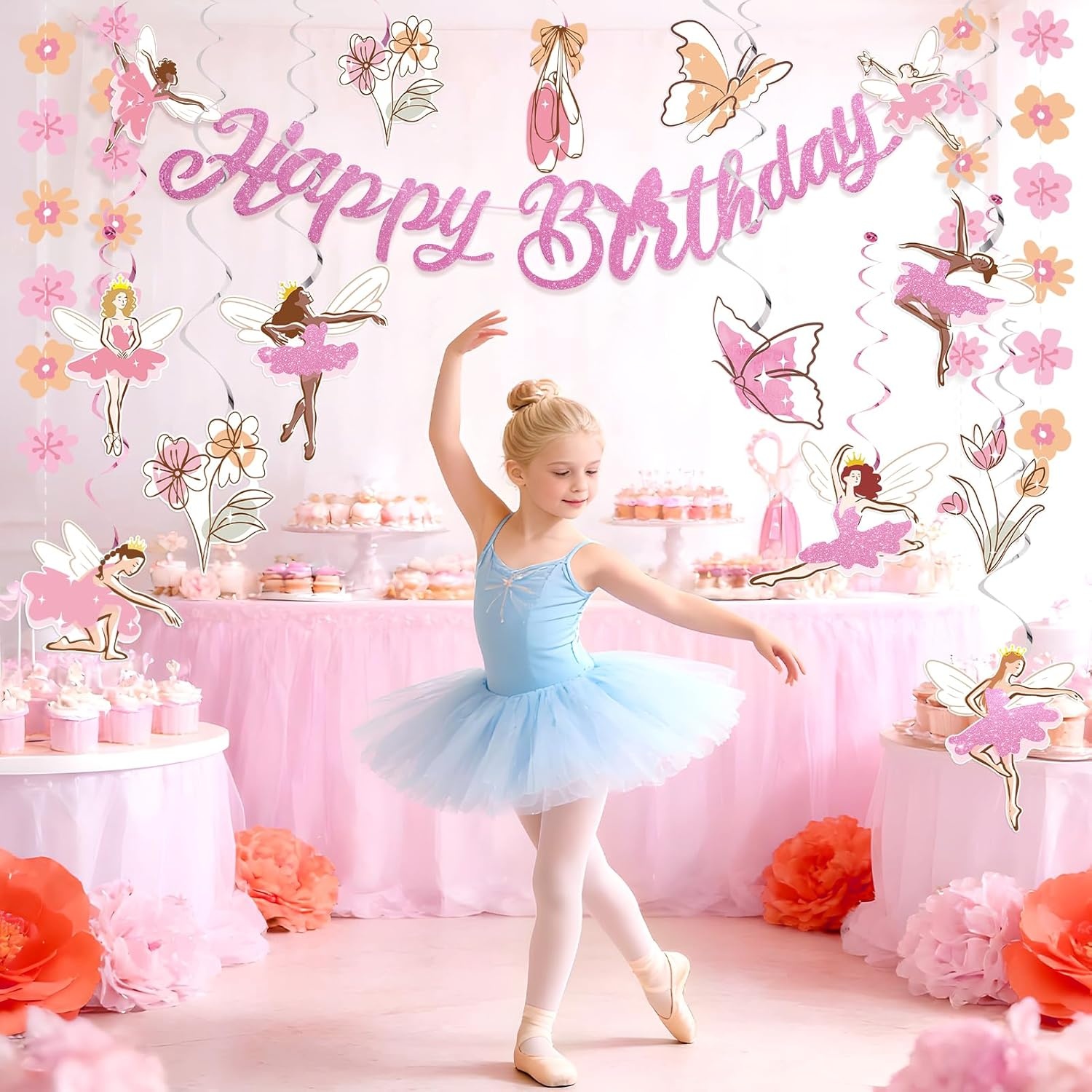 image:imageBack to School Decoration School Bus Banner Apple Pencil Hanging Honeycomb Decorations Welcome Back to School Classroom Kindergarten Teacher Appreciation First Day of School Bulletin Board SuppliesBallerina Dancer Banner