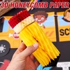 Back to School Decoration School Bus Banner Apple Pencil Hanging Honeycomb Decorations Welcome Back to School Classroom Kindergarten Teacher Appreciation First Day of School Bulletin Board Supplies(Colourful Back to School)