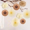Hawaiian Luau Party Decorations Tropical Beach Aloha Palm Leaves Garland Luau Honeycomb Table Centerpiece Tissue Pom Poms Paper Fans Tiki Totem Hanging Decor Tropical Summer Beach Pool Party Supplies(Brown Birthday Decor)