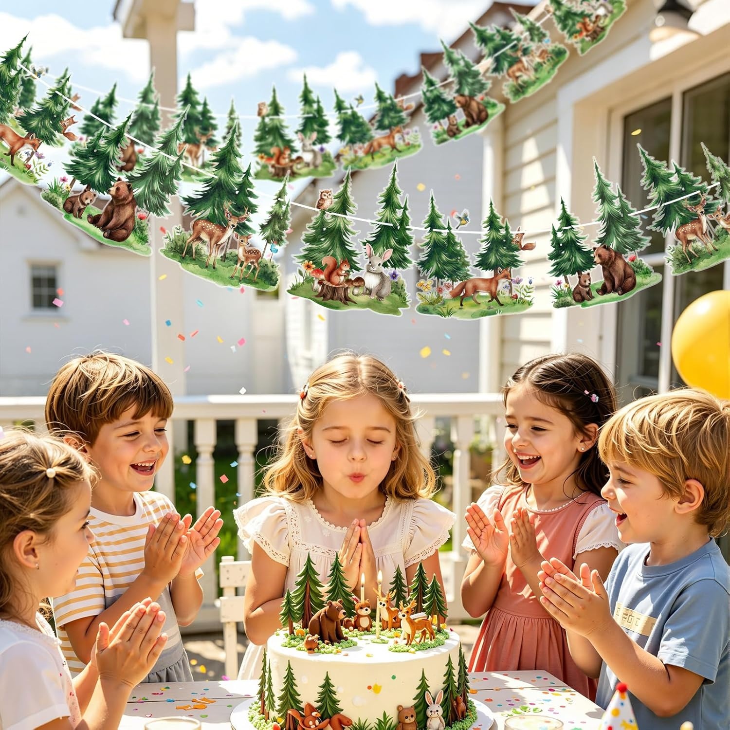 image:imageSUNBEAUTY Wildflower Fairy Banner Garden Party Decorations 492 FT Reusable Waterproof Fairy Birthday Garland for Enchanted Wedding Party Supplies Baby Shower Tea Party Girls Birthday DecorForest1