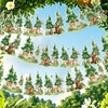 SUNBEAUTY Wildflower Fairy Banner Garden Party Decorations 4.92 FT Reusable Waterproof Fairy Birthday Garland for Enchanted Wedding Party Supplies Baby Shower Tea Party Girls Birthday Decor(Forest1)