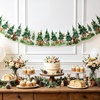 SUNBEAUTY Wildflower Fairy Banner Garden Party Decorations 4.92 FT Reusable Waterproof Fairy Birthday Garland for Enchanted Wedding Party Supplies Baby Shower Tea Party Girls Birthday Decor(Forest1)